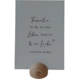 Eulenschnitt Kartica s sporočilom - Familie ist... | Shoptok.si