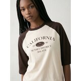 Sinsay Pamučna majica s natpisom California | shoptok.hr