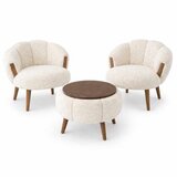Atelier Del Sofa fotelje i klub stočić star cream Cene