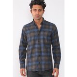 Dewberry G709 MEN'S SHIRT-NAVY-BROWN | Shoptok.si