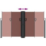  Uvlačiva bočna tenda 140 x 1000 cm smeđa | Eponuda.com