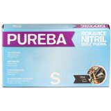  Rokavice iz nitrila Pureba (velikost: S, 100 kos/pak, brez pudra, črne) | Shoptok.si