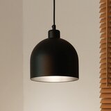  Duolla - Visilica na sajli IRONLINE 1xE27/15W/230V, prečnik 17 cm, crna | Eponuda.com