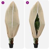  Pokrijte biljke od mraza flis pokrivačem 5 pcs Bež 1 8 x 1 2 m | shoptok.hr