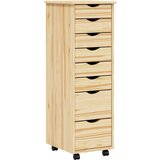  Gugalna omarica s predali MOSS Jasen lak 34 x 39 x 103 cm, (5000155751) | Shoptok.si
