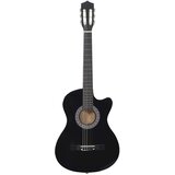  Klasična gitara Western s prorezom i 6 žica crna 38 " | shoptok.hr
