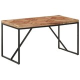 vidaXL Blagovaonski stol 140 x 70 x 76 cm masivno drvo bagrema i manga | shoptok.hr