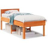  Okvir kreveta bez madraca voštano smeđi 75 x 190 cm od borovine | shoptok.hr