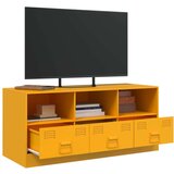 TV ormarić boja senfa 99 x 39 x 44 cm čelični | shoptok.hr