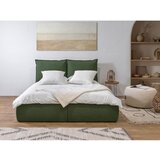 Bobochic Paris Tamno zeleni tapecirani bračni krevet s prostorom za odlaganje s podnicom 160x200 cm Garance – | shoptok.hr