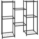Furnova Stojalo za rože 83x25x80 cm črno železo, (21920425) | Shoptok.si