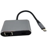 Linkom adapter-konvertor tip c na 2xUSB 3.0+TIP C+RJ45 | ePonuda.com