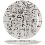 Saturnia Pizza krožnik Napoli / 33cm / White & Black / 6 kos, (21364561) Cene