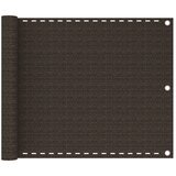 vidaXL Balkonski zastor smeđi 75 x 300 cm HDPE | shoptok.hr