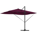  Suncobran S LED lampica Bordeaux Crvena 352 x 251 x 265 cm | Eponuda.ba