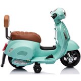  Skuter Vespa na akumulator sa sjedištem od eko kože i naslonom - tirkizni | shoptok.hr