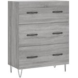  Visoka komoda siva sonome 69,5x34x180 cm od konstruiranog drva | shoptok.hr