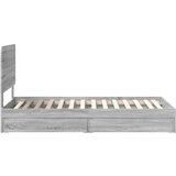  Okvir za krevet Siva Sonoma 90 x 200 cm Konstruirano drvo | shoptok.hr