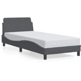 Okvir za krevet Dover tamnosivi 90x200 cm baršunasti | shoptok.hr