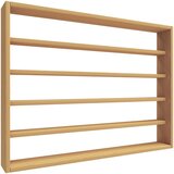 MID.YOU Stenski Regal Osado L, Barva Bukve u