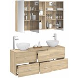  Set namještaja za kupaonicu 4 kom. Hrast sonoma | shoptok.hr