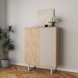 Marckeric Sivi/u prirodnoj boji ormarić u dekoru hrasta 90x120 cm Millay – | shoptok.hr