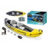 Intex Explorer K2 Napihljiv kajak z aluminijastimi vesli - rumen | Shoptok.si