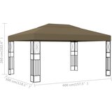  Sjenica od tkanine 3 x 4 m smeđe-siva | shoptok.hr