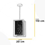  ONLI - Visilica na sajli MALIK 1xE27/22W/230V zlatna/crna | Eponuda.com