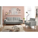 MID.YOU ZOFA S POSTELJNO FUNKCIJO, umazano rjava tekstil, leseni material | Shoptok.si