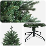  Umjetno božićno drvce s nogom 210 cm PVC i PE Zelena | shoptok.hr