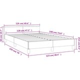  Okvir kreveta bez madraca tamnozeleni 120x190 cm baršunasti | shoptok.hr