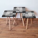 Hanah home set klub stočića 3Shp17, 3 komada, Šarena | ePonuda.com