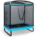  Otroški trampolin 2v1 z gugalnico (modro- črne barve) | Shoptok.si