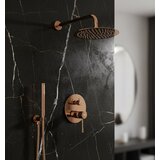REA Bath Podžbukni tuš set Rea Lungo Diamond Copper + BOX | shoptok.hr