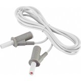 Voltcraft MSB-501 varnostni merilni kabel lamelni vtič 4 mm lamelni vtič 4 mm 2.00 m bela 1 kos, (20422521) Cene