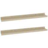 Maison Chic 2 kosi Stenske Police - Viseče police sonoma hrast 60x9x3 cm, (21793293) Cene
