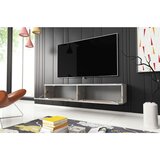 P & B nizka omarica lowa, videz betona, led | Shoptok.si