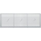 Gabion s žicom debljine 3,5 mm i mrežom 5x2,5 cm 150x20x50 cm Slike