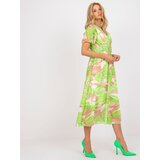Italy Moda Dress-DHJ-SK-15967.54P-light green | Shoptok.si