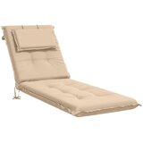  Jastučić za ležaljku GEMERT 100% poliester Krem 190 x 50 x 9 cm Slike