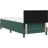  LED Box Spring Krevet Tamnozelena 80 x 200 cm Baršun | shoptok.hr