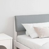 vidaXL Tapecirani uzglavlje Svijetlo siva 200 cm Čvrsto borovo drvo | shoptok.hr
