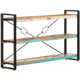 Police za knjige s 3 razine 140x30x80 cm od obnovljenog drva | shoptok.hr