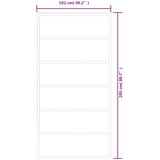  Klizna vrata od stakla ESG i aluminija 102 x 205 cm crna | Eponuda.com