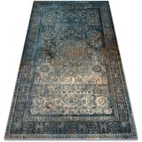 RugsX Preproge Preproga volna OMEGA Mamluk Vintage, rozeta temno 100x150 cm Modra | Shoptok.si