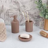 Tendance kupaonska čaša stripes poliresin bež | shoptok.hr