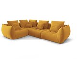 Micadoni Žuta kutna garnitura od bouclé tkanine (s lijevim kutom) Bloom – Home | shoptok.hr