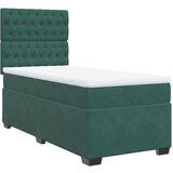 Maison Chic Box spring postelja - Vzmetna postelja z vzmetnico temno zelen 90x190 cm žamet SL10590, (21902050) | Shoptok.si
