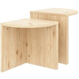 Karup Design Stolići za kavu u setu 2 kom od masivnog bora u prirodnoj boji Combine – | shoptok.hr